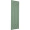 Ekena Millwork True Fit PVC San Carlos Mission Style Fixed Mount Shutters, Track Green, 12W x 69H, PR TFP001SC12X069TG - alternate 14